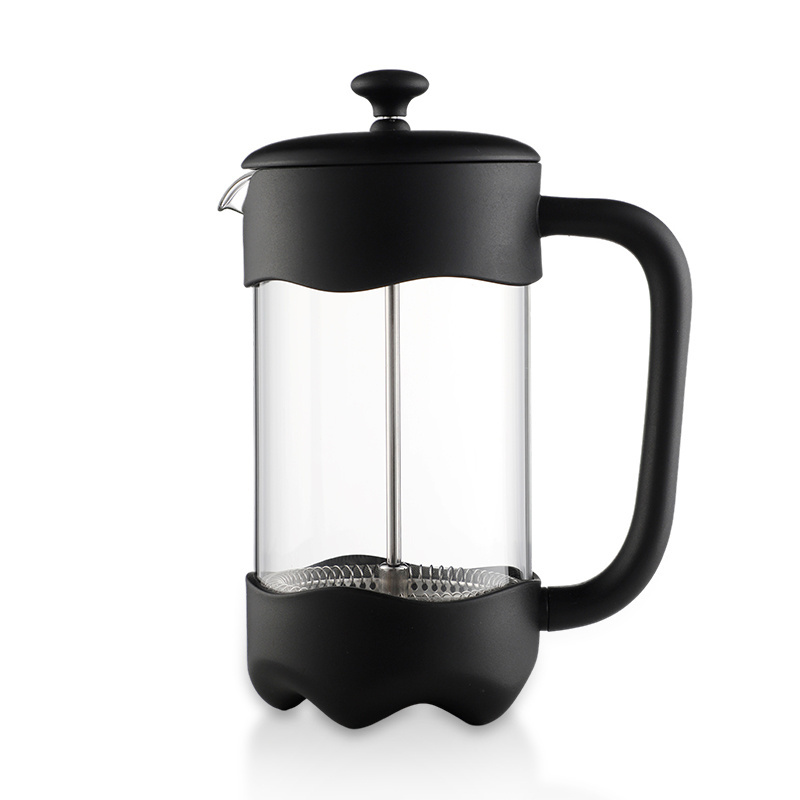 Travel Cafetiere Stainless Steel Plunger Double Wall Plastic Glass Camping Portable Coffee Maker French Press