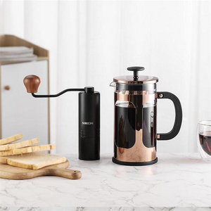 Hot Selling 2020 Rose Gold Plating Large Capacity Stainless Steel Body Frame French Press Coffee Maker Prensa Francesa