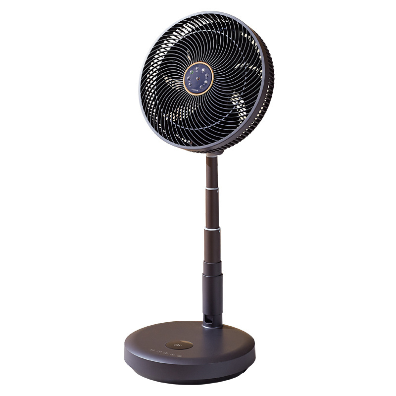 Silent Telescopic Foldable Shaking Head Electric Fan With Remote Control