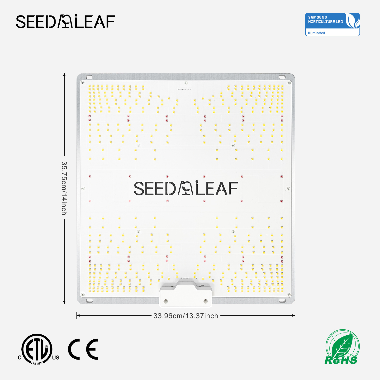 Factory Custom Grow Light Samsung Quantum Panel Board Full Spectrum LED Grow Light for Indoor Plant