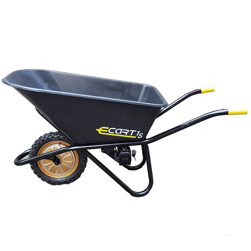 one wheel garden orchard tractor barrow heavy duty trolley electric dump cart tools