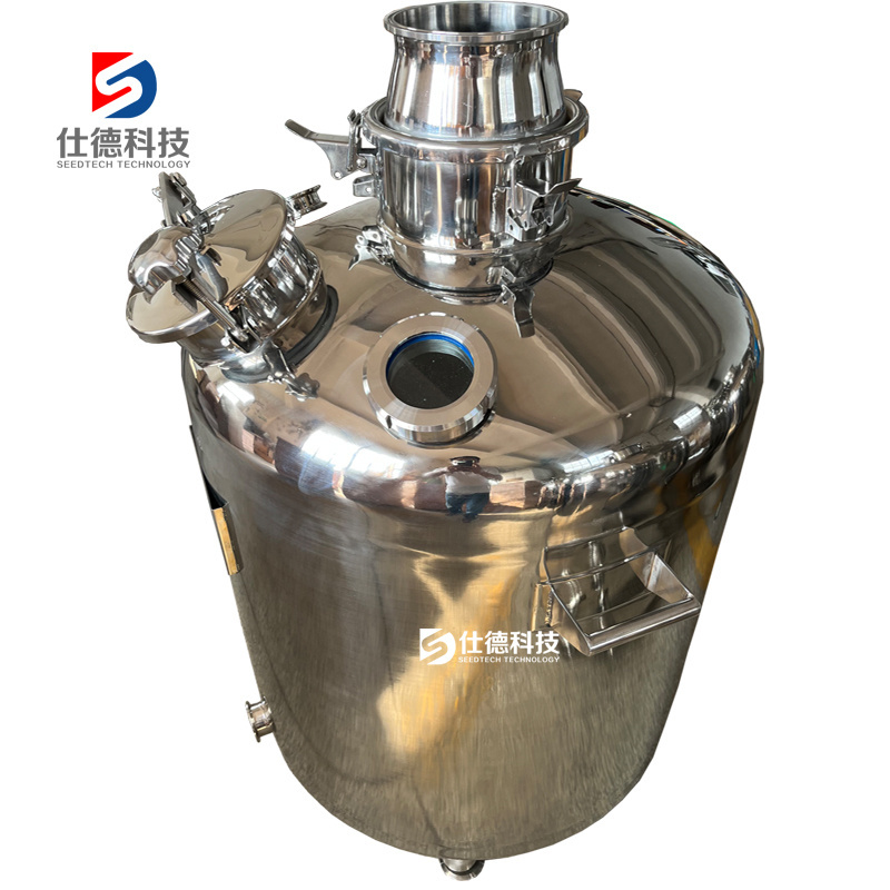 Customizable size stainless steel tank boiler, Red Copper alcohol distiller accessories, distillation tank