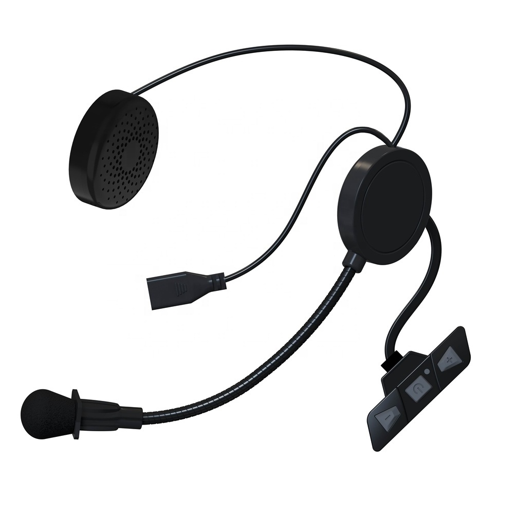 Bluetooth Helmet Headset Motorcycle Helmet Headset Helmet Headphones with Waterproof Extermal Big Buttons Motorcycle Accessories