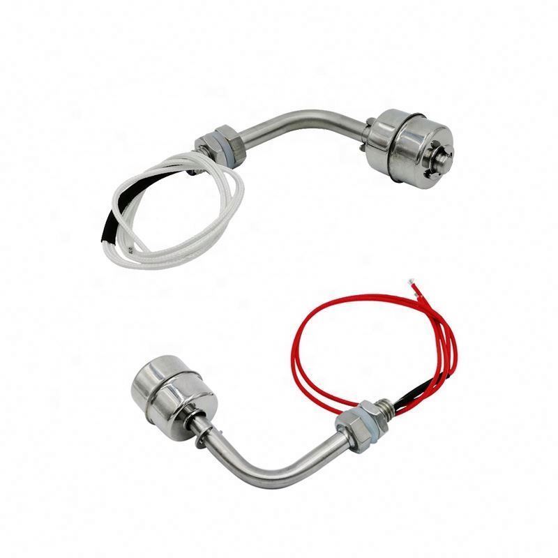 SeekEC 304/316 red and white Stainless Steel L type Liquid Water Level Sensor Internal Float Switch