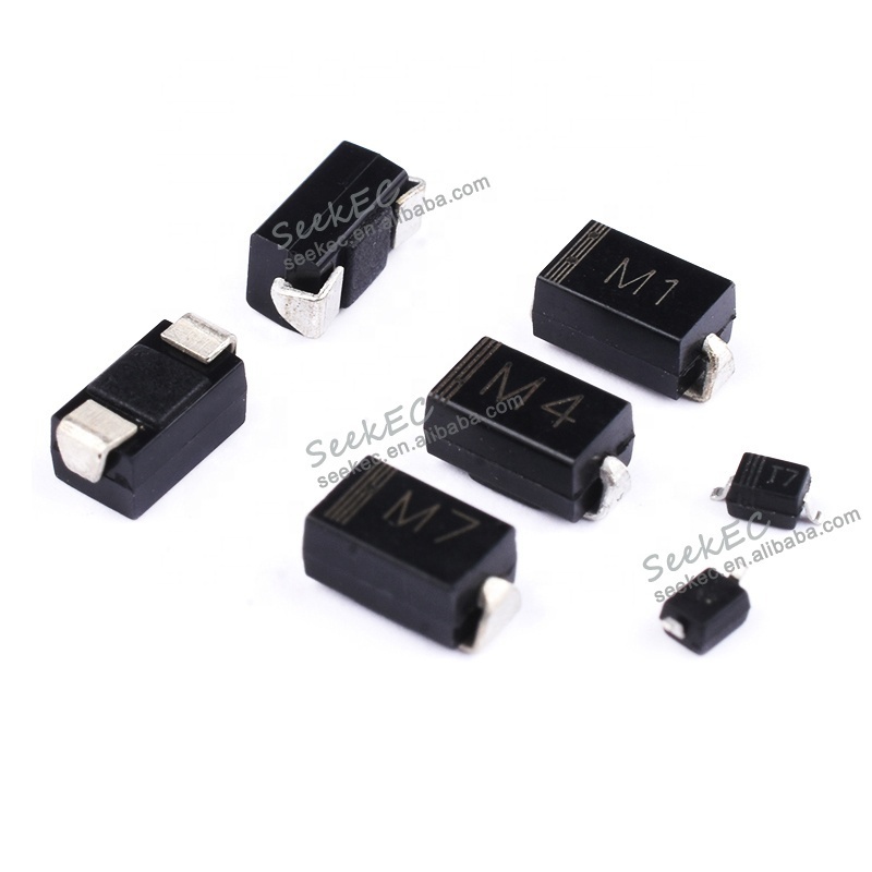 SMD 1N4007 Rectifier Zener Diode Marking Code 1A 1000V M7 SMA M2 M4 M5 A1 S4 T4 SMD Diode