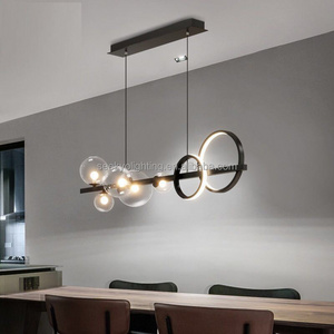 Light Hanging Lamp Long Led Ring Chandelier Pendant Lamp Pendant Lamp With Light Bulb For Hotel