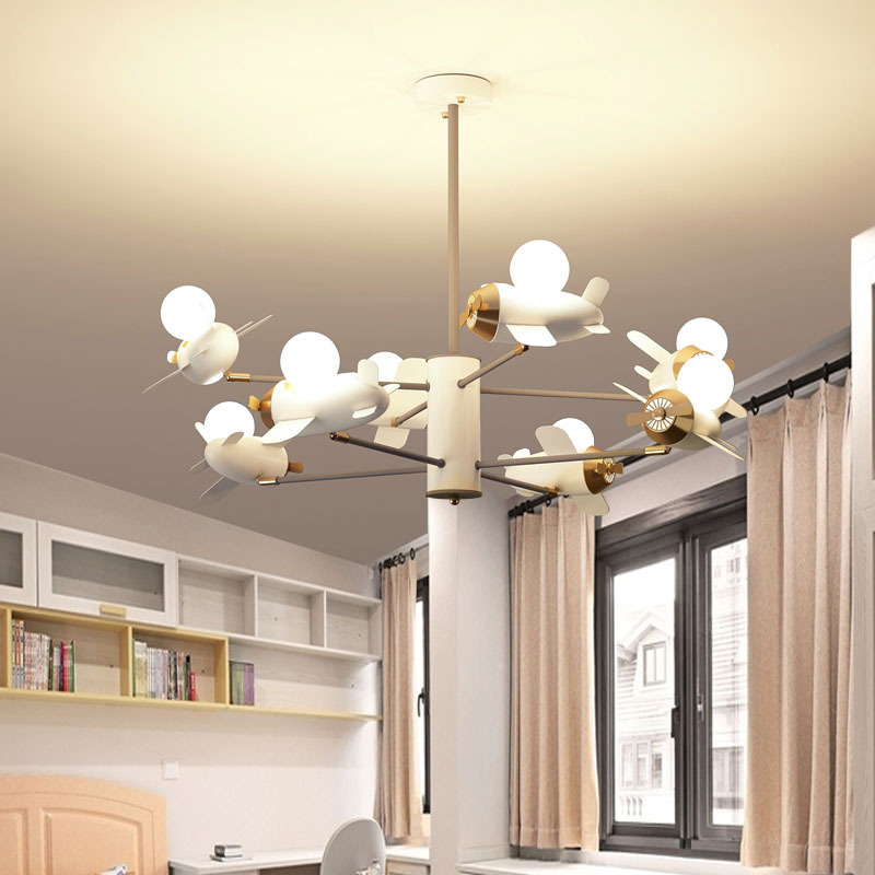 Airplane Led Chandelier Bedroom Kids Night Lamp Led Kids Ceiling Lamp Child For Kids Bedroom