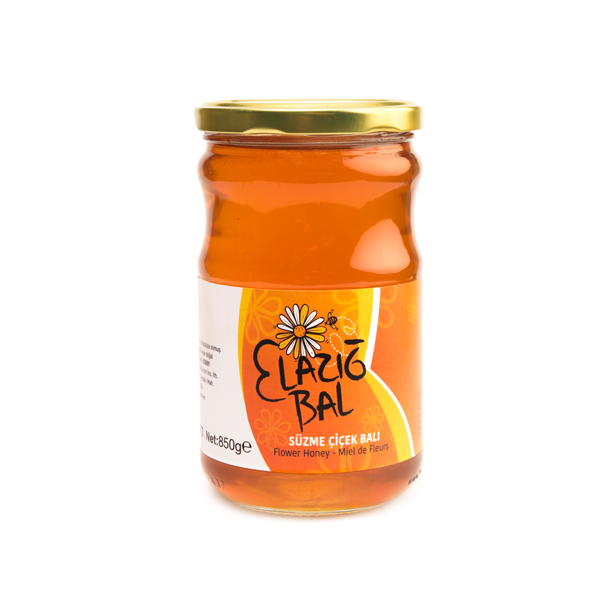 Elazig Liquid Flower Honey 850 Gr Filtered Flower honey %100 Pure Raw Honey Natural Glass Jar