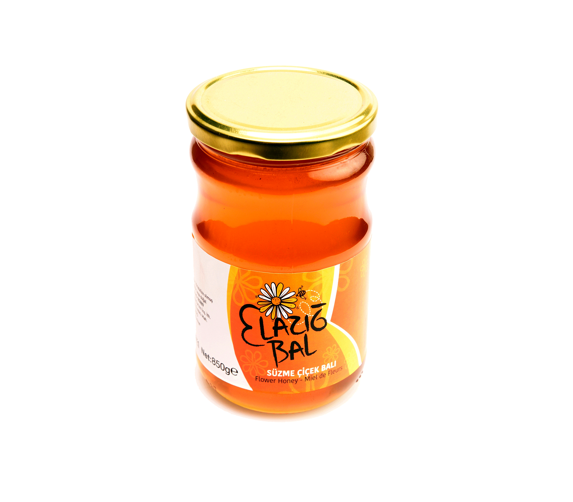 Elazig Liquid Flower Honey 850 Gr Filtered Flower honey %100 Pure Raw Honey Natural Glass Jar