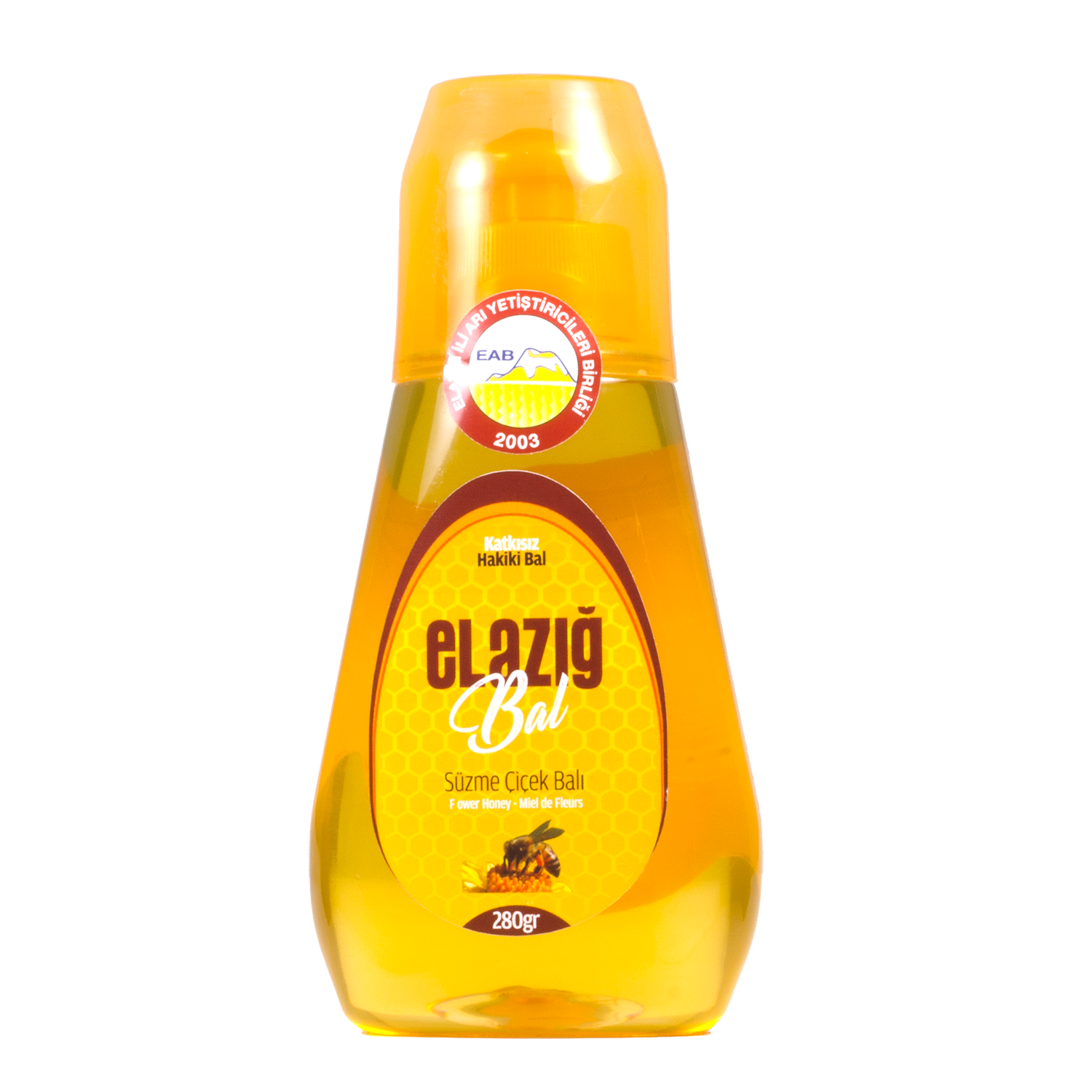 Pet Bottle 280 gr Elazig Liquid Organic Flower Honey Natural Filtered honey %100 Pure Raw honey