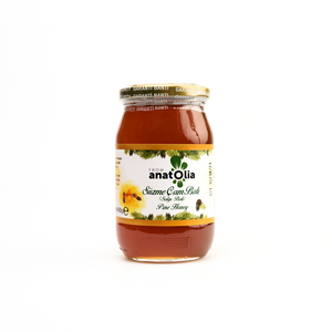 From Anatolia Liquid Pine Honey %100 Pure Raw Honey Natural additive 850 Gr Filtered Pine honey Glass Jar