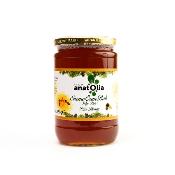 From Anatolia Liquid Raw Pine Honey 850 Gr Filtered Pine honey %100 Pure Raw Honey Natural additive