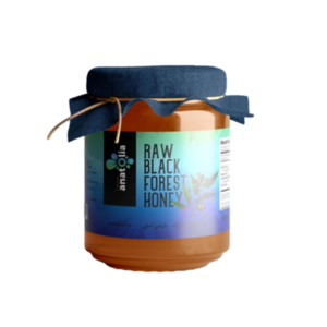 From Anatolia %100 Organic Liquid High-Quality Honey  Black Forest Honey In A Glass Jar Honey 480 Gr