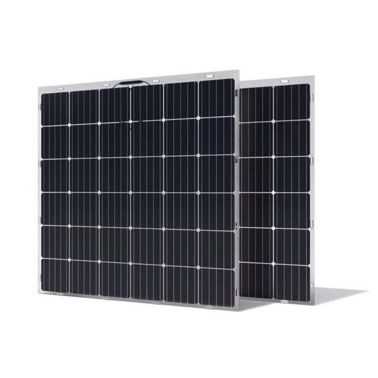 Hot sale all black ETFE 18V 2 pcs 200w 400w flexible solar panel for balcony