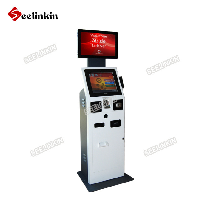 Self service car ticket dispenser automated eparking kiosk vending park lot entrance Parking payment machine