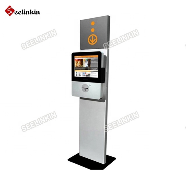 Registration Touch Screen Stand Id Scanner Hotspot Barcode Wifi Vending Kiosk Machine