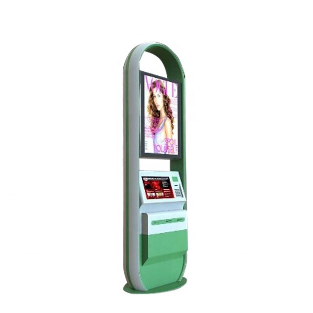 Registration Touch Screen Stand Id Scanner Hotspot Barcode Wifi Vending Kiosk Machine