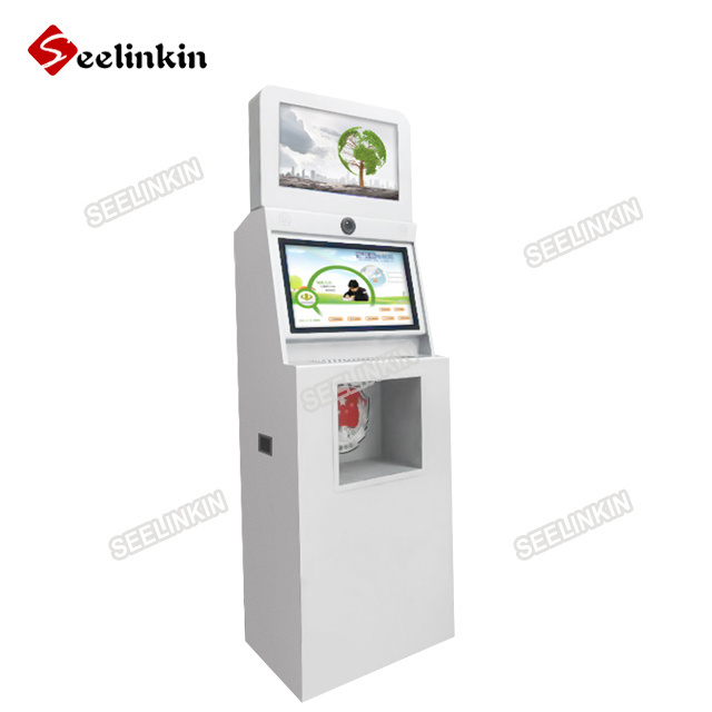 Self service car ticket dispenser automated eparking kiosk vending park lot entrance Parking payment machine