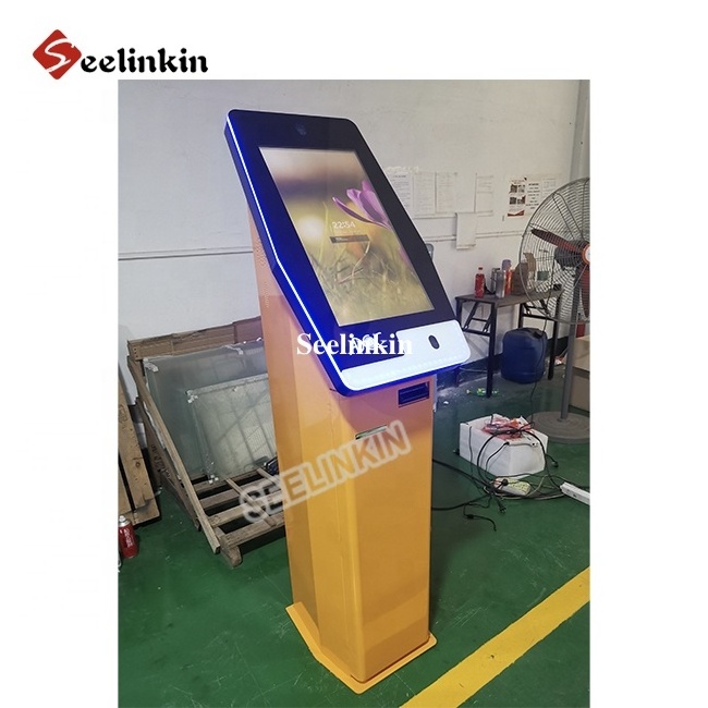 Touch screen self service payment kiosk cash deposit machine 2 way currency exchange pay BTM bank buy Digital ATM