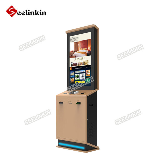 Self Ordering Restaurant Machine Service Touch Screen Digital Signage Fast Food Kiosk with POS terminal