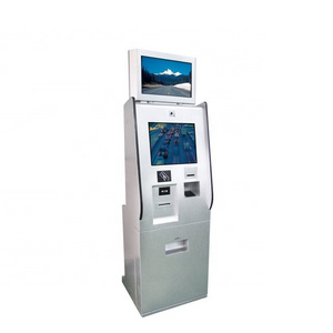 Self service car ticket dispenser automated eparking kiosk vending park lot entrance Parking payment machine