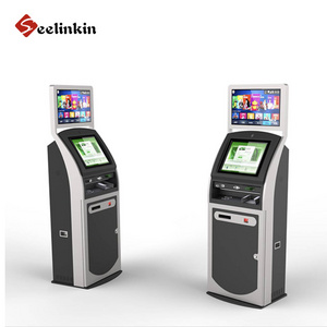 Dual Screen Touch Screen Interactive Windows Wifi Ticket Vending Mobile Cashless Payment Atm Machine Manufacturer China Kiosk