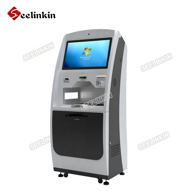 Front Access Self Service A4 Printer Scanner Document Check Printing Kiosk