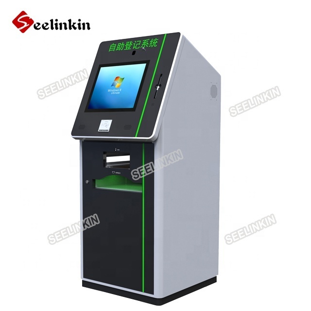 Front Access Self Service A4 Printer Scanner Document Check Printing Kiosk