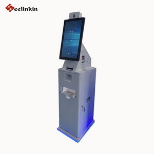 In Stock Self cashier cdm banknote deposit  bill acceptor cash dispenser withdraw recycler machine BTM payment redemption kiosk