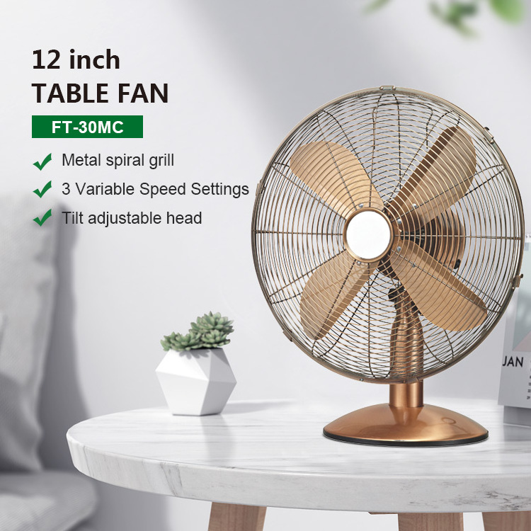 High Speed Metal Retro Vintage Desk Fan Cool Air Electric Fan 10 Inch 12 Inches 16 Inch Table Fan