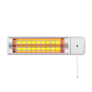 Bathroom White 1200w Wall Mounted Quartz Infrared Heater