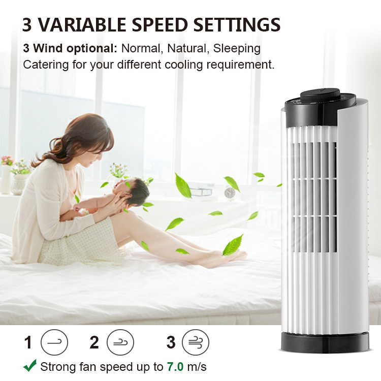 Portable Personal Home Office Small Mini Desk Table Top Desktop Bladeless Electric Standing Tower Cooling Air Fans