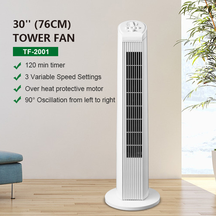 Home Room Quiet Silent cooling Rotating Stand Floor Electric Oscillating Tower Fans