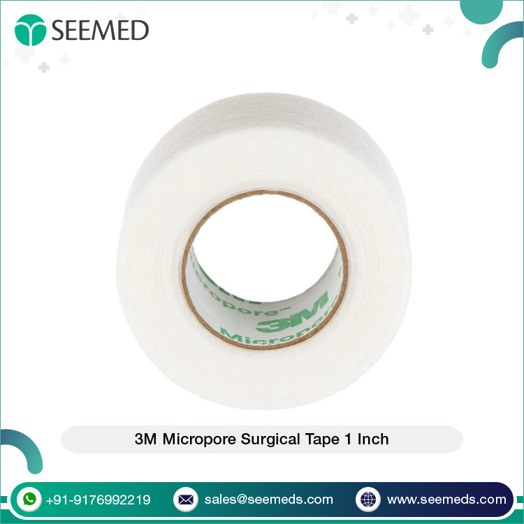 Premium Quality Wholesale Non Sterile Medical Adhesive 3M Micropore Surgical Paper Tape 1 Inch for Surgical & Injury Use