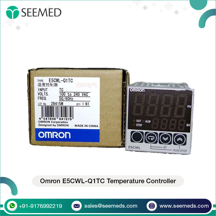 Premium Quality 250 ms Sampling Rate 7 Segment LED-Dual Color Display E5CWL-Q1TC Temperature Controller