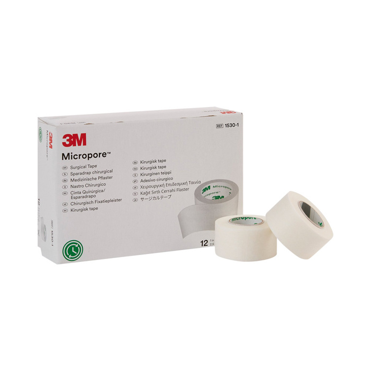 Premium Quality Wholesale Non Sterile Medical Adhesive 3M Micropore Surgical Paper Tape 1 Inch for Surgical & Injury Use