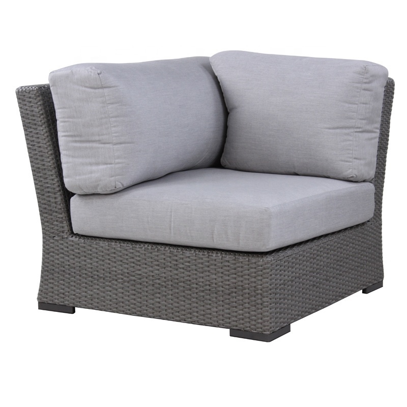 High quality Synthetic wicker sofa with solution dyed Olefin cushion