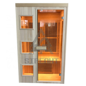 Seepexd manufacturer Sauna Room Hemlock Far infrared heating portable one person portable infrared sauna hidden cam massage room