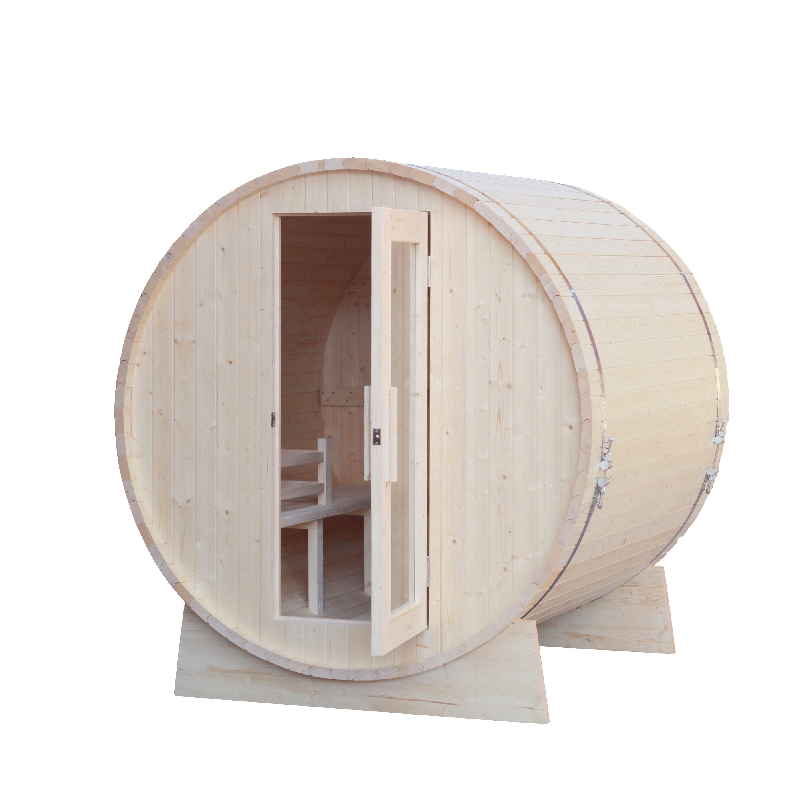 SIPENKT sweat steam room barrel type sauna room solid wood sweat half body sauna room bath box health