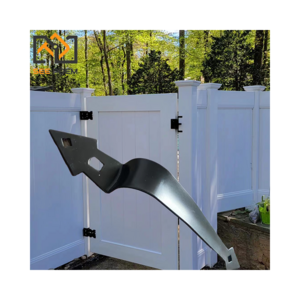 Factory Direct Sales PVC Fence Gate Handles Doorknob Heavy Duty Stainless Steel Gate Hardware