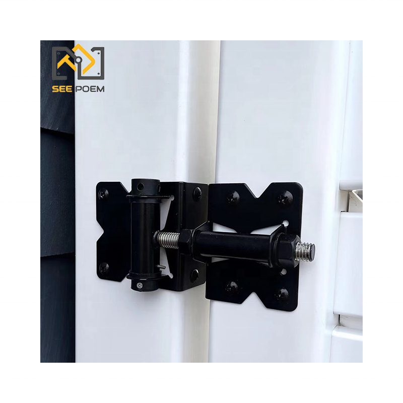 Gate Latches for Wooden Fences Heavy Duty Post Self Locking Hardware Wood/Vinyl Fence Gate Lock for Secure Pool/Yard/Garden