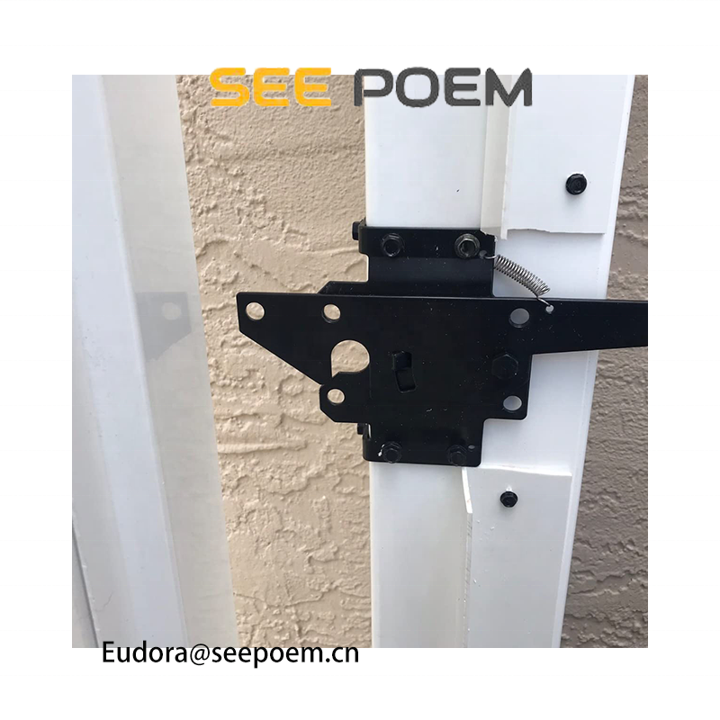 Gate Latch for Wooden Fence - Heavy Duty Self Locking Gate Latch Hardware for Pool/Garden Gate Safety Latch