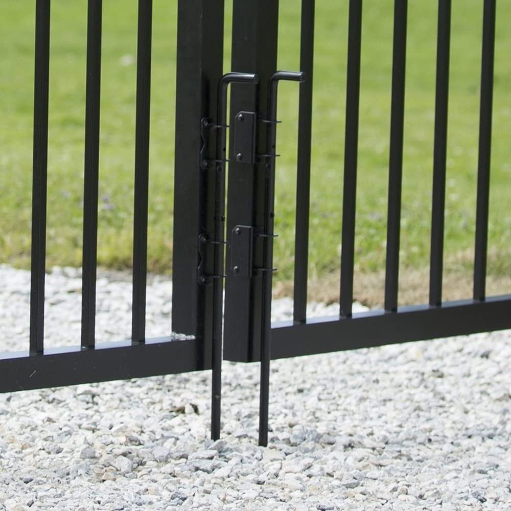 Safety Gate Stoppers Outdoor Iron Fence Heavy Duty Stoppers Locks Hardware Kit Internal Doors Gates Stop