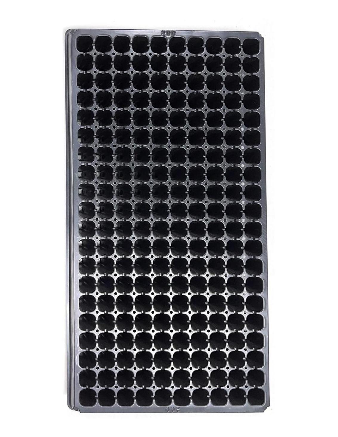 Large  cells Reusable  Black Plug Seed Starter Trays For Plant  Nursery Seedling