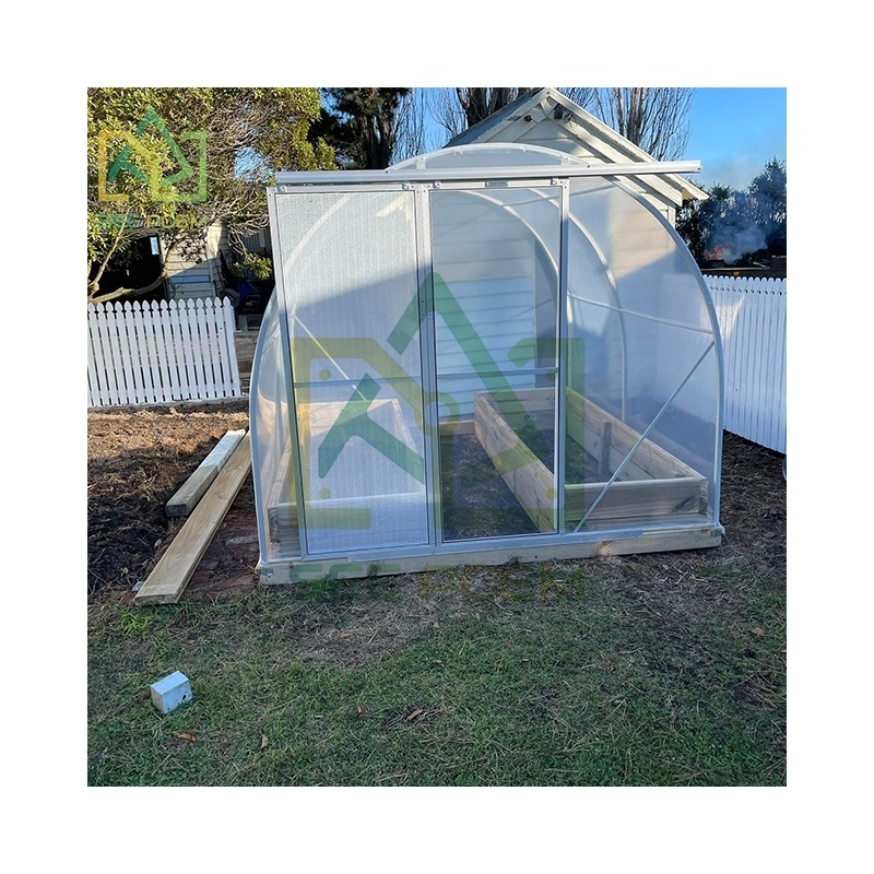 Greenhouse for Outdoors, Upgraded Swing Door, Heavy Duty Galvanized Steel Frame Tunnel Greenhouse kit, Reinforced PE Cover