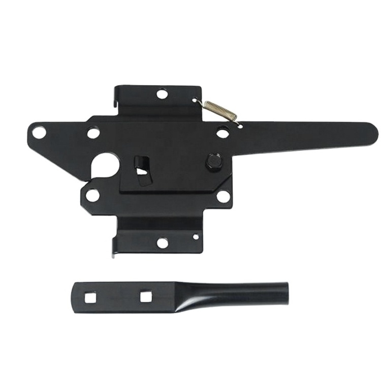 Garden Self Locking Gravity Vinyl Black Fence Sliding Gate Latches Wood Fence Gate Lock and Latch