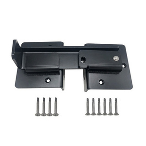 Custom Black Extra heavy duty post latch for Wood Vinyl PVC Steel Metal Door gate latch