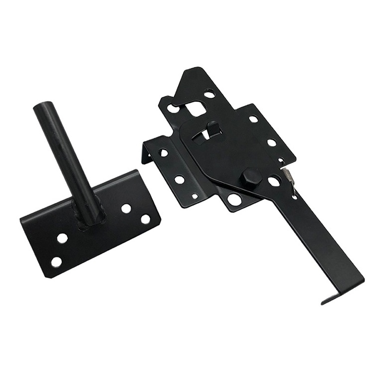 Professional Manufacturer Garden Self Locking Gravity Vinyl Black Fence Sliding Gate Latches