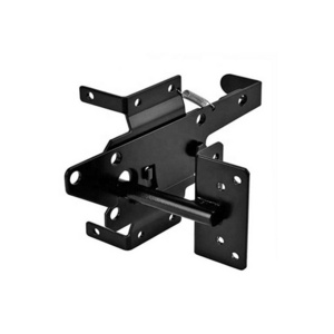 OEM wholesale Black Safety Pool Gate Post Latch Kit Spring Stainless Steel Wood Fence Vinyl Fence Gate Latch