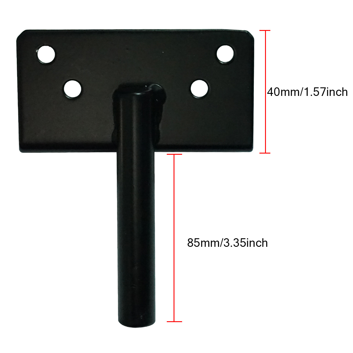 High Quality Self-Locking Gate Latch Heavy Duty Post Mount Automatic Gravity Lever Wood/PVC Fence Gate latch